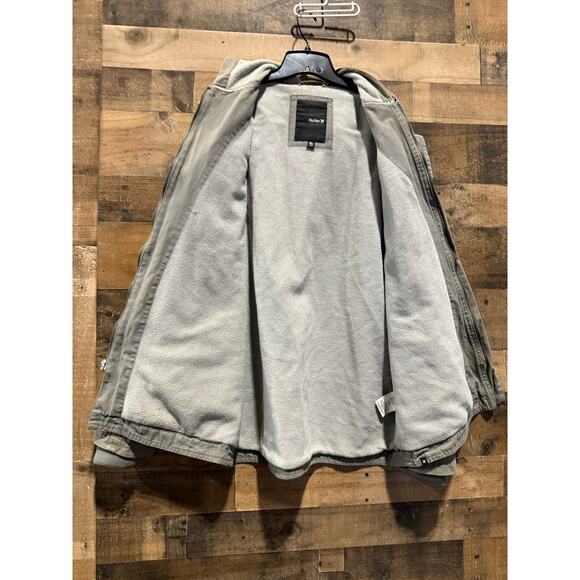 Hurley Casual Workwear Jacket- Gray- Women Size XL - Picture 4 of 7